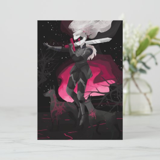 The Guardian of your Fears Feestdagenkaart (Staand voorkant)