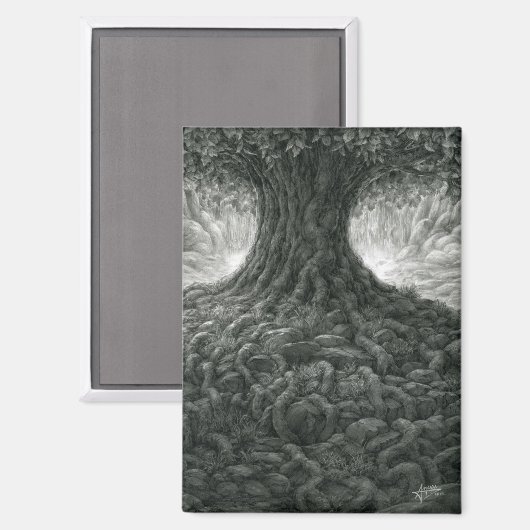 The Guardian Tree Magneet (Voorkant / Achterkant)