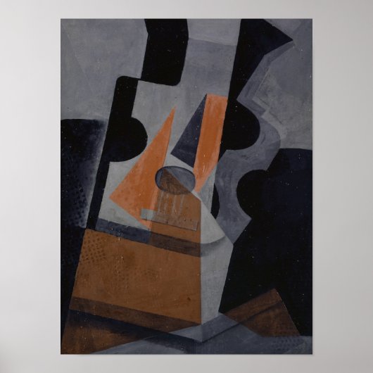 The Guitar (still Life with Guitar), 1916 Poster (Voorkant)