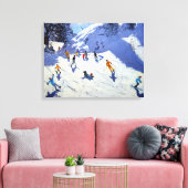 The Gully Belle Plagne 2004 Canvas Afdruk (Insitu (Woonkamer))