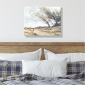 The Gust of Wind, c.1865-70 Canvas Afdruk (Insitu (Slaapkamer))