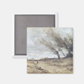 The Gust of Wind, c.1865-70 Magneet (Voorkant / Achterkant)