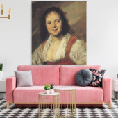 The Gypsy Woman, c.1628-30 Canvas Afdruk (Insitu (Woonkamer))