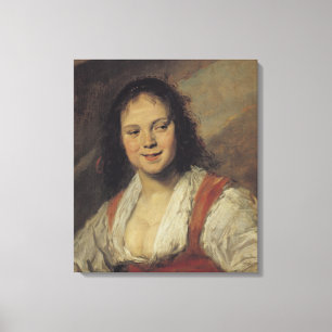 The Gypsy Woman, c.1628-30 Canvas Afdruk