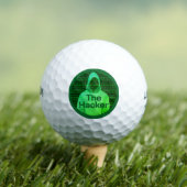 'The Hacker' Golfer: Grappige aangepaste tekst voo Golfballen (Insitu Shirt)