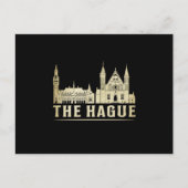 The Hague City Cityscape Skyline Trip Funny Gift Briefkaart (Voorkant)