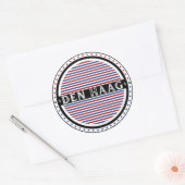 The Hague City Pride Emblem – Dutch Identity Ronde Sticker (Envelop)