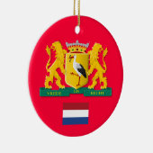 The Hague Netherlands Custom kerstversiering Keramisch Ornament (Rechts)