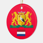 The Hague Netherlands Custom kerstversiering Keramisch Ornament (Links)
