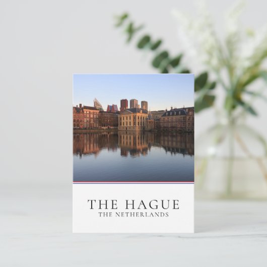 The Hague skyline in Nederland Briefkaart (Staand voorkant)