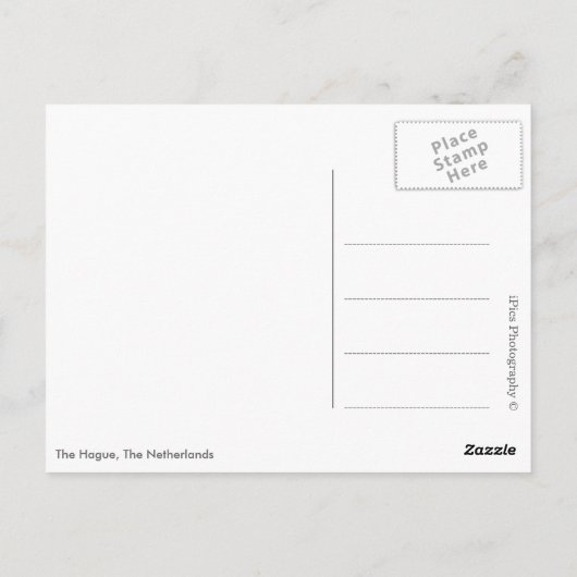 The Hague skyline in Nederland Briefkaart (Achterkant)