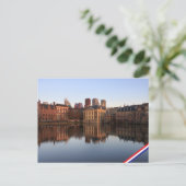 The Hague skyline in Nederland Briefkaart (Staand voorkant)