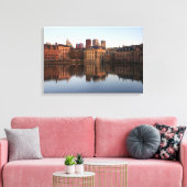 The Hague skyline in Nederland Canvas Afdruk (Insitu (Woonkamer))