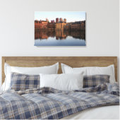 The Hague skyline in Nederland Canvas Afdruk (Insitu (Slaapkamer))