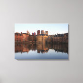 The Hague skyline in Nederland Canvas Afdruk (Voorkant)
