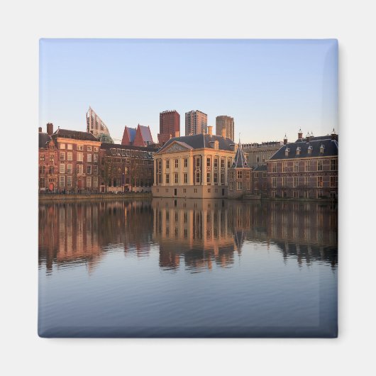 The Hague skyline in Nederland Magneet (Voorkant)