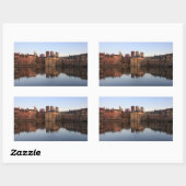 The Hague skyline in Nederland Rechthoekige Sticker (Vel)