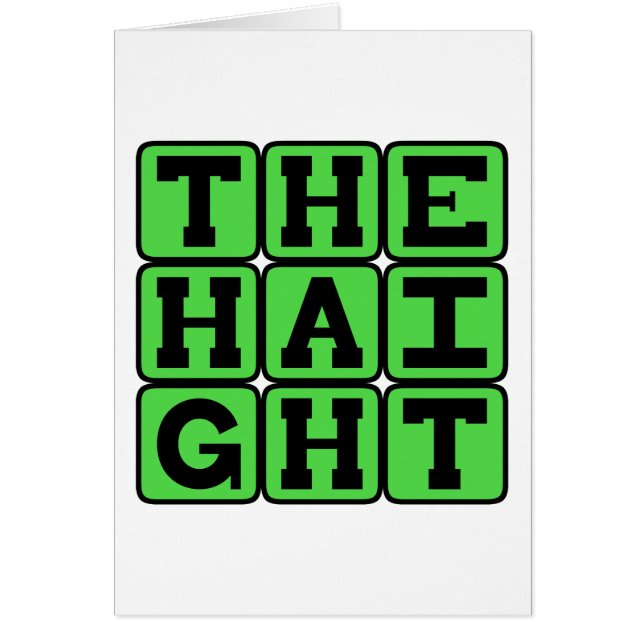 The Haight, wijk San Francisco (Voorkant)
