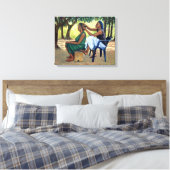 The Hairdresser 2001 Canvas Afdruk (Insitu (Slaapkamer))