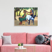 The Hairdresser 2001 Canvas Afdruk (Insitu (Woonkamer))