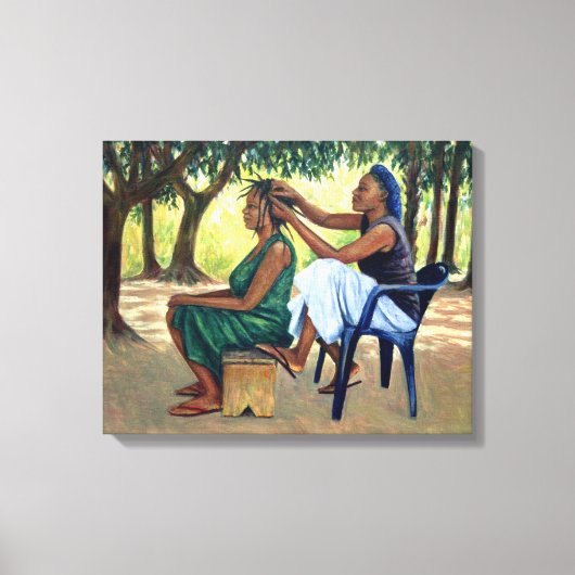 The Hairdresser 2001 Canvas Afdruk (Voorkant)