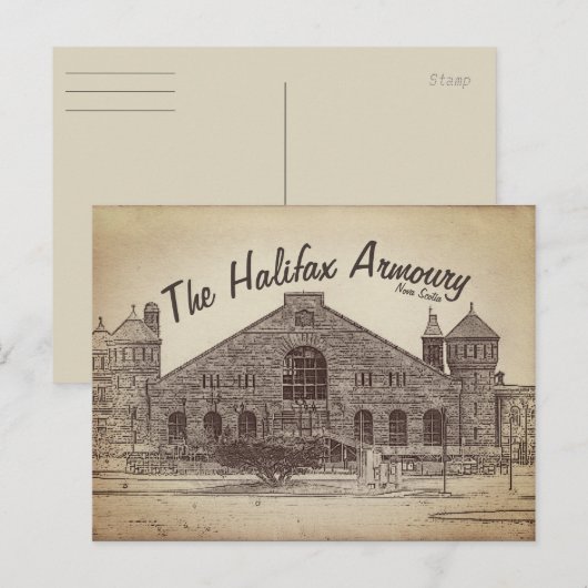 The Halifax Armory Briefkaart (Voorkant / Achterkant)