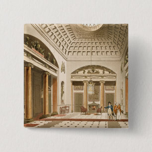 The Hall, Carlton House Vierkante Button 5,1 Cm