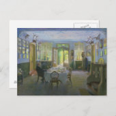 The Hall of the Manor House in Waltershof, 1894 Briefkaart (Voorkant / Achterkant)