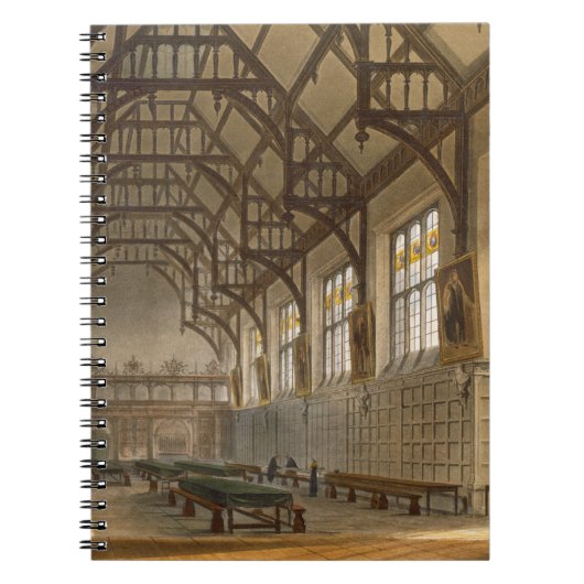 The Hall of Trinity College, Cambridge, van 'The Notitieboek (Voorkant)