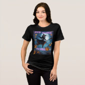 The Halloween Witch Tri-Blend Shirt (Voorkant volledig)