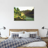 The Hallstatter Lake, 1824 (olie op canvas) Canvas Afdruk (Insitu (Slaapkamer))