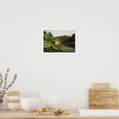 The Hallstatter Lake, 1824 (olie op canvas) Poster (Keuken)