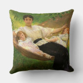"The Hammock" van Joseph De Camp Kussen (Achterkant)