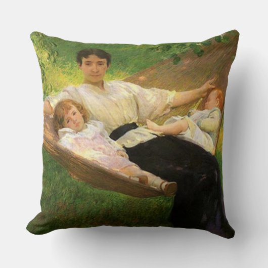 "The Hammock" van Joseph De Camp Kussen (Voorkant)