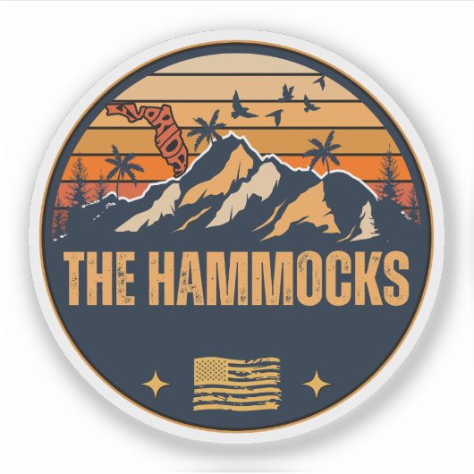 The Hammocks, Florida  Sticker (Voorkant)