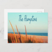The Hampton Beach Long Island New York Briefkaart (Voorkant / Achterkant)