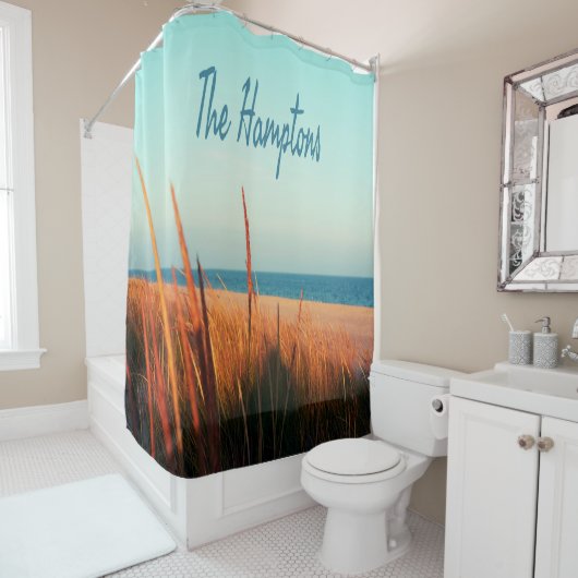 The Hampton Beach Long Island New York Douchegordijn (In situ)