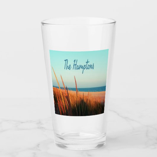 The Hampton Beach Long Island New York Glas (Voorkant)