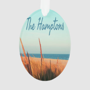 The Hampton Beach Long Island New York Ornament