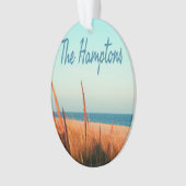 The Hampton Beach Long Island New York Ornament (voorkant)