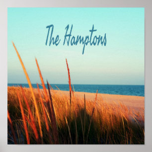 The Hampton Beach Long Island New York Poster