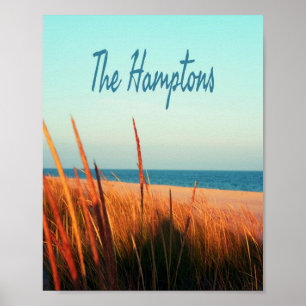 The Hampton Beach Long Island New York Poster