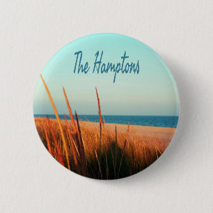 The Hampton Beach Long Island New York Ronde Button 5,7 Cm