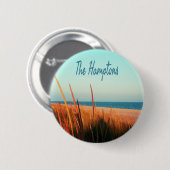 The Hampton Beach Long Island New York Ronde Button 5,7 Cm (Voorkant /achterkant)
