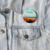 The Hampton Beach Long Island New York Ronde Button 5,7 Cm (In situ)