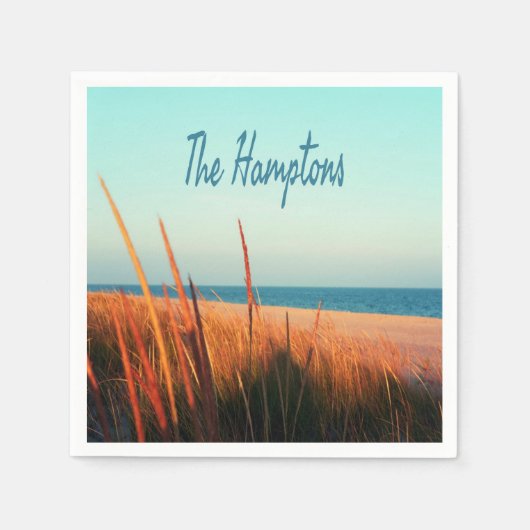 The Hampton Beach Long Island New York Servet (Voorkant)