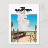 The Hamptons Long Island NYC, reisposter. Briefkaart (Voorkant)