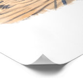 The Hamptons New York Poster, Watercolor, Custom Poster (Hoek)