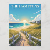The Hamptons New York Travel Briefkaart (Voorkant)