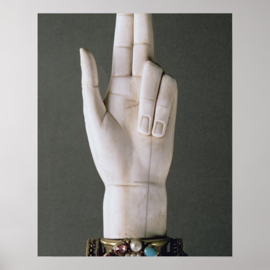 The Hand of Justice, from the Treasure of St. Deni Poster (Voorkant)
